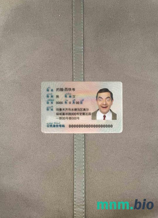 Chiny ID fotowygląd skan i fotorealistyczny snapshot, 2 w 1